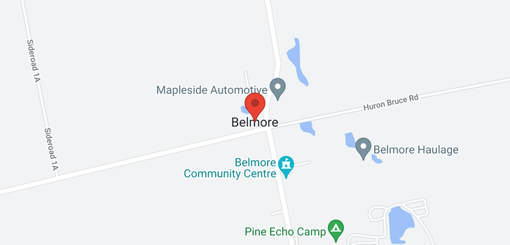 map of 159 Belmore Crt